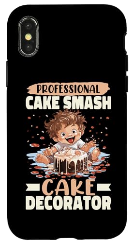 Cake Smash: Professioneller Kuchen Smash Kuchen Dekorateur Hülle für iPhone X/XS Cake Smash: Professioneller Kuchen Smash Kuchen Dekorateur Hülle für iPhone X/XS von Cake Smash Family Designs For Smash Cake