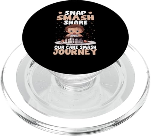 Cake Smash: Snap, Smash, Teilen: Unsere Kuchen Smash Reise PopSockets PopGrip für MagSafe Cake Smash: Snap, Smash, Teilen: Unsere Kuchen Smash Reise PopSockets PopGrip für MagSafe von Cake Smash Family Designs For Smash Cake