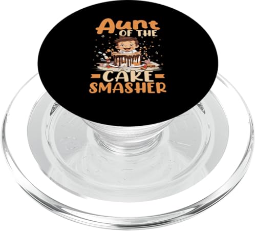 Cake Smash: Tante des Cake Smasher PopSockets PopGrip für MagSafe von Cake Smash Family Designs For Smash Cake