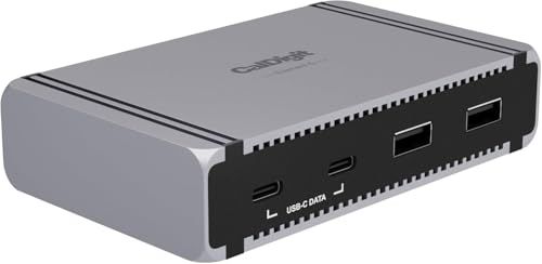 CalDigit E5 – Thunderbolt 5 Element 5 Hub – 9-Port, 4 x Thunderbolt 5/USB4 v2 Ports, 3 x USB-A & 2 x USB-C 10 Gb/s Ports, Single 8 K, Dual 6K/8K, Gold Dual 4 K @ 240 Hz Displays, 90 W Charging, 0,8 m CalDigit E5 – Thunderbolt 5 Element 5 Hub – 9-Port, 4 x Thunderbolt 5/USB4 v2 Ports, 3 x USB-A & 2 x USB-C 10 Gb/s Ports, Single 8 K, Dual 6K/8K, Gold Dual 4 K @ 240 Hz Displays, 90 W Charging, 0,8 m von CalDigit