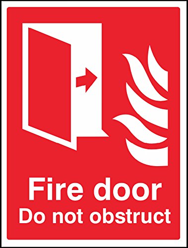 Caledonia Schilder 21077 K Fire Door Nicht Behindert von Caledonia Signs