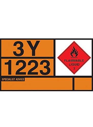 Caledonia Schilder 56362 Hazchem Emergency Action Code von Ölgemälden, Kerosin Aluminium von Caledonia Signs