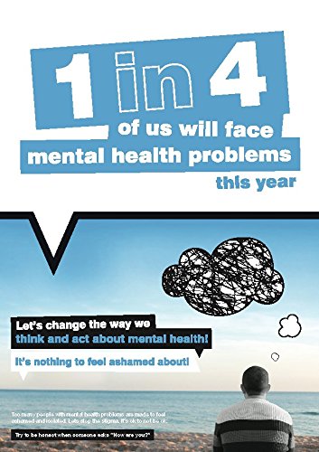 Caledonia Schilder 57098 Poster, ändern, wie wir Think/ACT über psychische Gesundheit von Caledonia Signs
