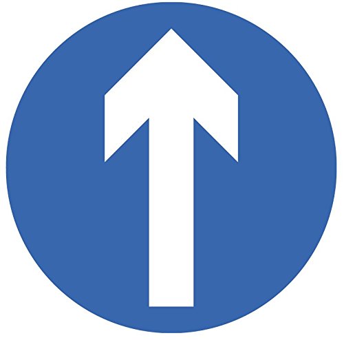 Caledonia Schilder 58783 One Way Symbol Boden Graphic, 400 mm Durchmesser von Caledonia Signs