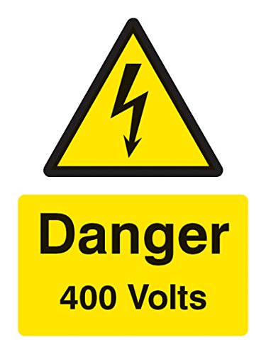 Caledonia Signs 24022E Danger 400V Schild, selbstklebendes Vinyl, 200 mm x 150 mm Caledonia Signs 24022E Danger 400V Schild, selbstklebendes Vinyl, 200 mm x 150 mm von Caledonia Signs