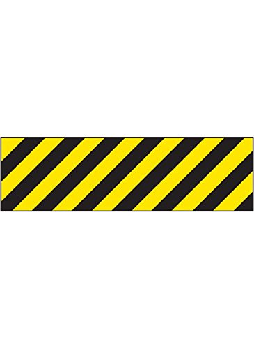 Caledonia Signs 56498 Gefahrenmarker, reflektierendes Aluminium, Linkshänder, 600 mm x 150 mm von Caledonia Signs