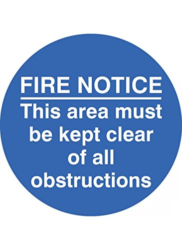 Caledonia Signs 58805 Fire Notice This Area, Floor Graphic Label 400 mm Durchmesser Caledonia Signs 58805 Fire Notice This Area, Floor Graphic Label 400 mm Durchmesser von Caledonia Signs