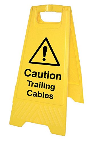 Caledonia Signs Bodenschild „Caution Trailing Cables" 58548, freistehend von Caledonia Signs