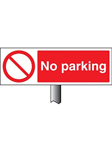 Caledonia Signs Schild 57593 mit Aufschrift"No Parking Verge", 800 mm, 450 x 150 mm von Caledonia Signs