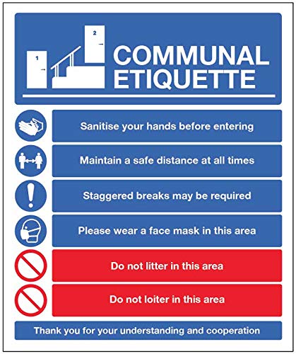 Etiquette – COVID-19 Leitfaden von Caledonia Signs