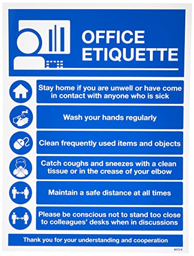 Office COVID19 Richtlinien von Caledonia Signs