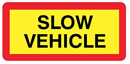 Slow Fahrzeug Panel 525 x 250mm reflektierend Aluminium Slow Fahrzeug Panel 525 x 250mm reflektierend Aluminium von Caledonia Signs