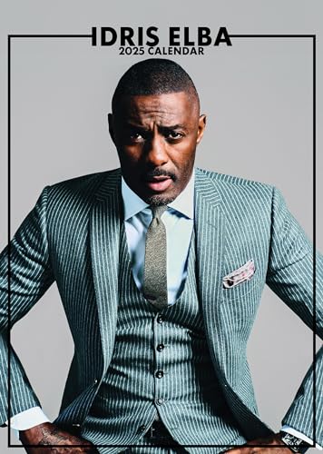 Idris Elba Kalender 2025, Spiralbindung, A3 von Calendars R Us