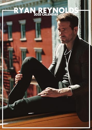 Ryan Reynolds (Deadpool) Kalender 2025, Spiralbindung, A3 von Calendars R Us