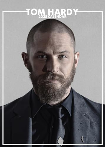 Calendars R Us Tom Hardy Kalender 2025, Spiralbindung, A3 von Calendars R Us