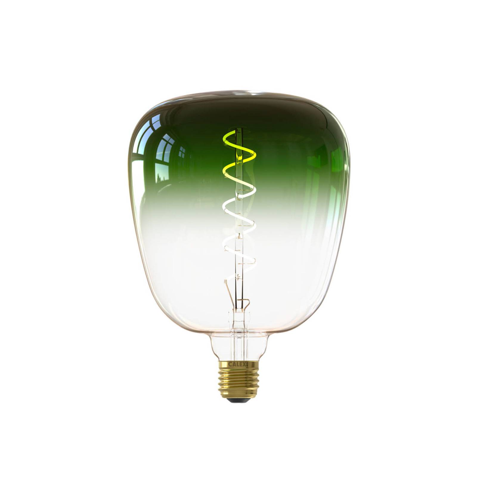 Calex Kiruna LED-Lampe E27 5W Filament dim grün von Calex