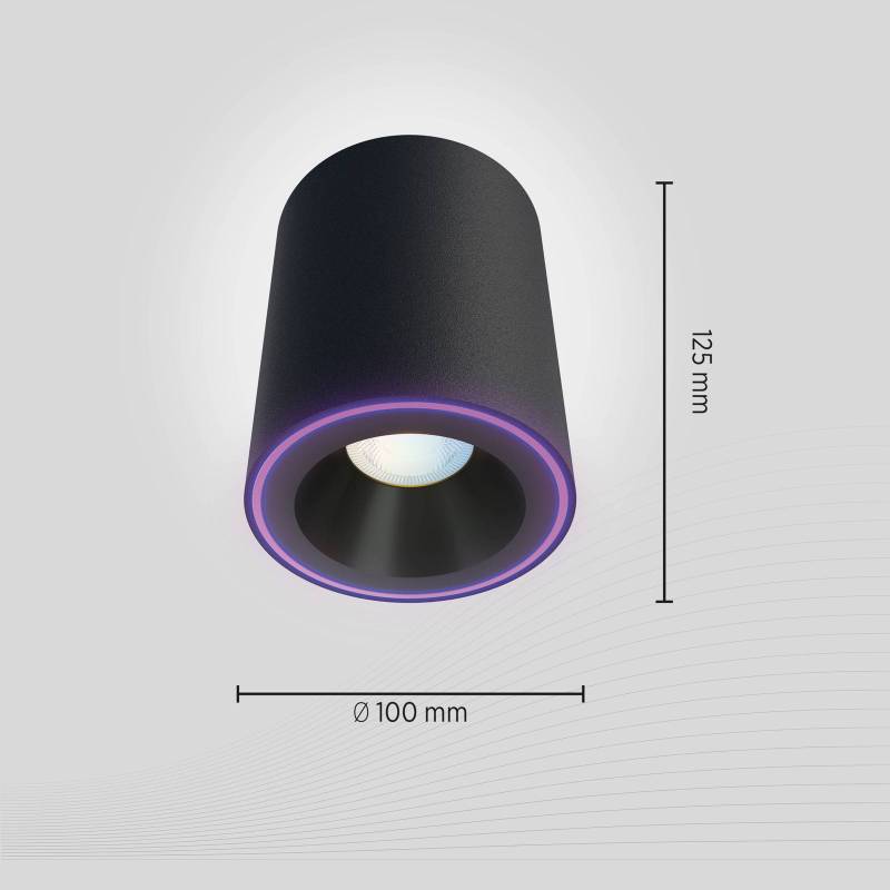 Calex Smart Halo Spot LED-Deckenstrahler, schwarz von Calex