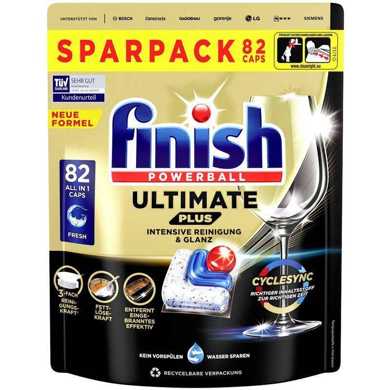 Calgonit finish Spülmaschinentabs POWERBALL ULTIMATE PLUS 82 St. von Calgonit finish
