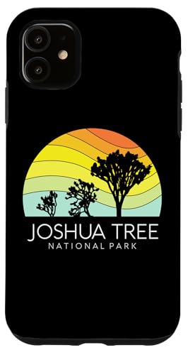 Joshua Tree California Vintage-Camping-Nationalpark im Retro-Look Hülle für iPhone 11 von Cali Retro Tees
