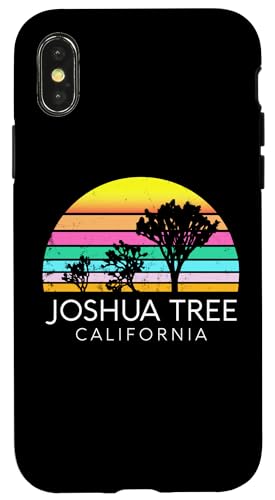 Joshua Tree California Vintage-Camping-Nationalpark im Retro-Look Hülle für iPhone X/XS von Cali Retro Tees