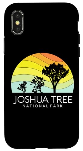 Joshua Tree California Vintage-Camping-Nationalpark im Retro-Look Hülle für iPhone X/XS von Cali Retro Tees