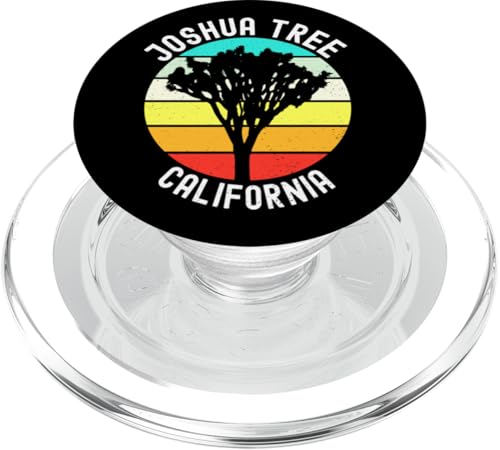 Joshua Tree California Vintage-Camping-Nationalpark im Retro-Look PopSockets PopGrip für MagSafe von Cali Retro Tees
