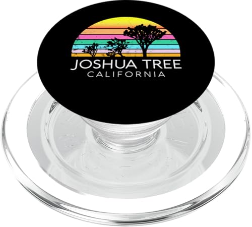 Joshua Tree California Vintage-Camping-Nationalpark im Retro-Look PopSockets PopGrip für MagSafe von Cali Retro Tees