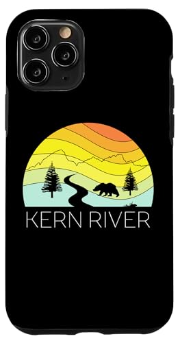 Kern River California Sequoia National Forest Retro-Campingplatz Hülle für iPhone 11 Pro von Cali Retro Tees
