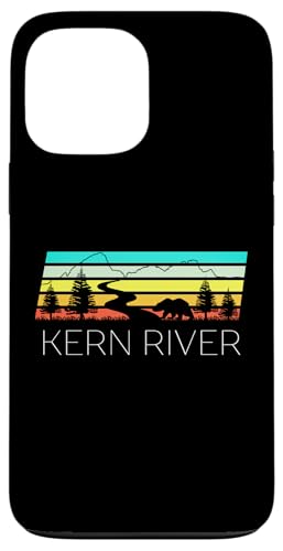 Kern River California Sequoia National Forest Retro-Campingplatz Hülle für iPhone 13 Pro Max von Cali Retro Tees