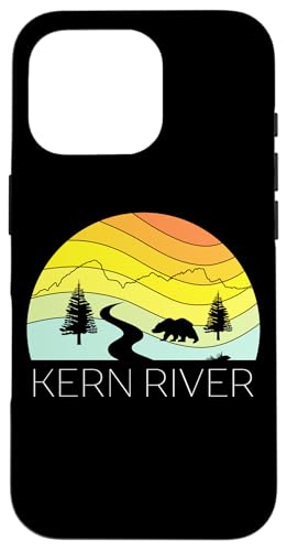 Kern River California Sequoia National Forest Retro-Campingplatz Hülle für iPhone 16 Pro von Cali Retro Tees