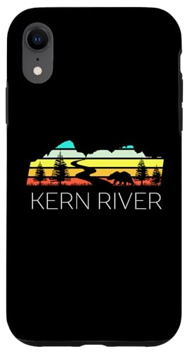 Kern River California Sequoia National Forest Retro-Campingplatz Hülle für iPhone XR von Cali Retro Tees