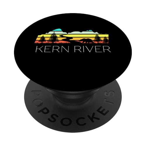 Kern River California Sequoia National Forest Retro-Campingplatz PopSockets Klebender PopGrip von Cali Retro Tees