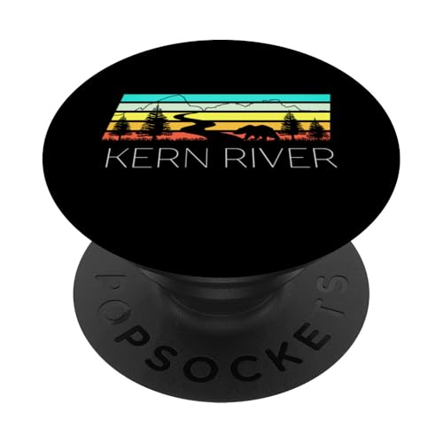 Kern River California Sequoia National Forest Retro-Campingplatz PopSockets Klebender PopGrip von Cali Retro Tees