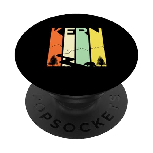 Kern River California Sequoia National Forest Retro-Campingplatz PopSockets Klebender PopGrip von Cali Retro Tees