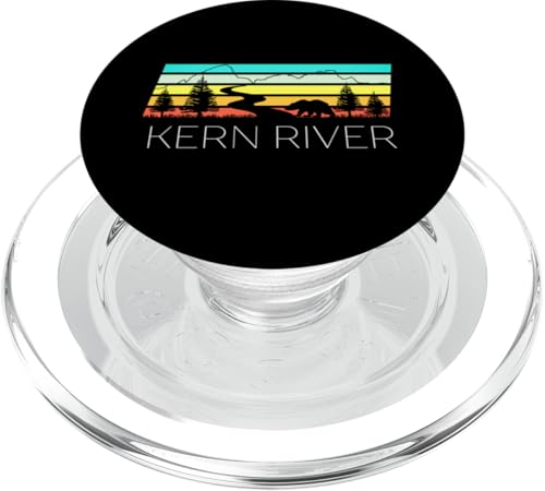 Kern River California Sequoia National Forest Retro-Campingplatz PopSockets PopGrip für MagSafe von Cali Retro Tees