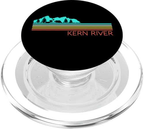 Kern River California Sequoia National Forest Retro-Campingplatz PopSockets PopGrip für MagSafe von Cali Retro Tees