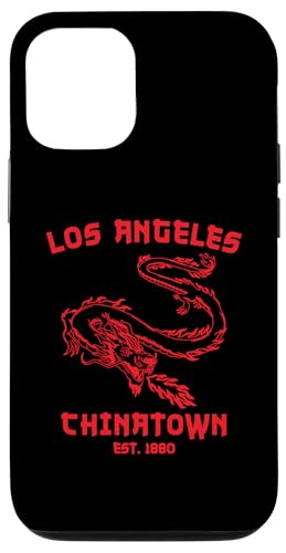 Los Angeles Chinatown Kalifornien Chinesischer DTLA LA 323 Dragon Hülle für iPhone 12/12 Pro Los Angeles Chinatown Kalifornien Chinesischer DTLA LA 323 Dragon Hülle für iPhone 12/12 Pro von Cali Retro Tees
