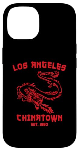 Los Angeles Chinatown Kalifornien Chinesischer DTLA LA 323 Dragon Hülle für iPhone 14 von Cali Retro Tees