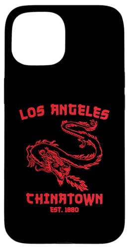 Los Angeles Chinatown Kalifornien Chinesischer DTLA LA 323 Dragon Hülle für iPhone 15 Los Angeles Chinatown Kalifornien Chinesischer DTLA LA 323 Dragon Hülle für iPhone 15 von Cali Retro Tees