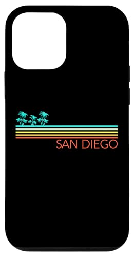 San Diego Kalifornien Beach Palm Vintage Cali SD La Jolla 619 Hülle für iPhone 12 mini von Cali Retro Tees