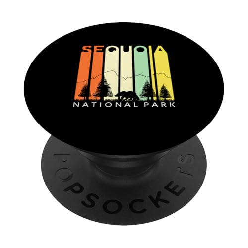 Sequoia National Forest, Kalifornien, Kern River, Retrocamping PopSockets Klebender PopGrip von Cali Retro Tees
