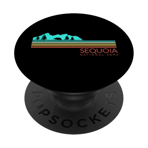 Sequoia National Forest, Kalifornien, Kern River, Retrocamping PopSockets Klebender PopGrip von Cali Retro Tees