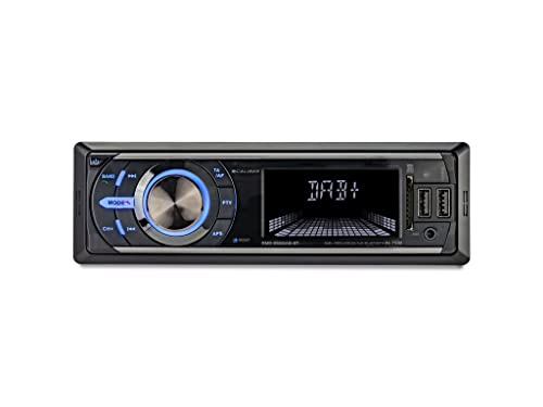 Caliber Autoradio - Auto Radio mit Bluetooth - Aux In - DAB - DAB Plus - FM - SD - USB - USB zum Aufladen - Mit Freisprechfunktion - 4X 55 Watt - Schwarz - 1 Din von Caliber