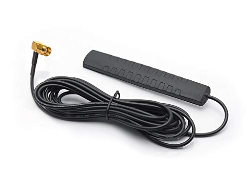 Caliber Autoradio - Antenne für Auto Radio - DAB Plus - 3m Kabel - Fenstermontage - Schwarz - SMA-Stecker von Caliber