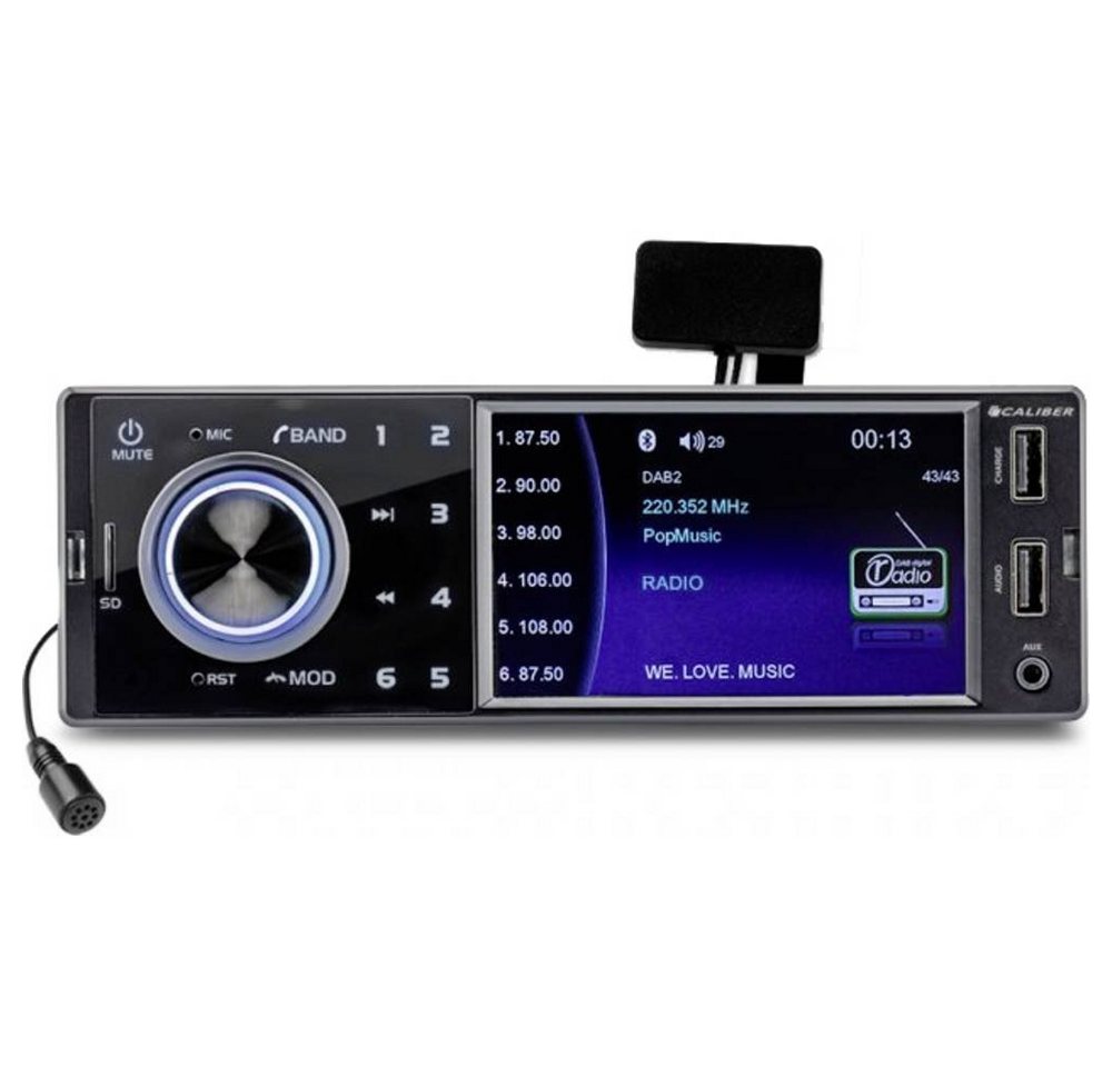 Caliber Autoradio Autoradio (DAB+ Tuner, Bluetooth®-Freisprecheinrichtung) von Caliber