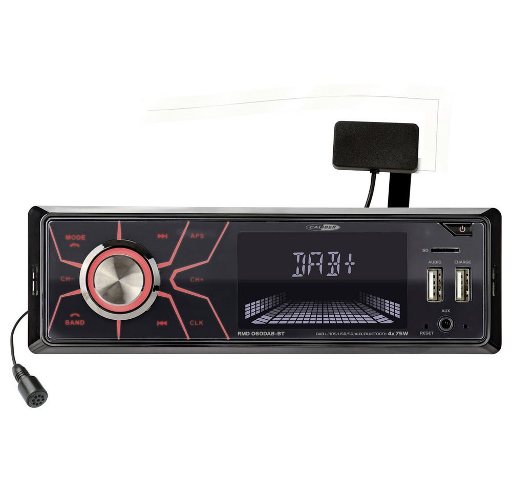 Caliber Caliber RMD060DAB-BT Autoradio Bluetooth®-Freisprecheinrichtung, DAB+ Autoradio von Caliber