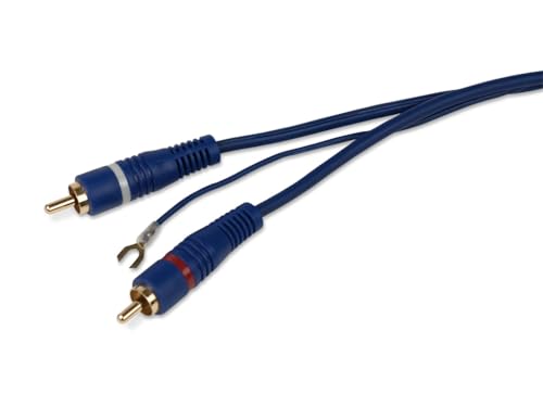 Caliber RCA -Audiokabel - geeignet für Auto -Radio- und Home -Audio - goldene Stecker - CL195-B - 5 Meter - Blau - 5000 x 10 x 10 mm Caliber RCA -Audiokabel - geeignet für Auto -Radio- und Home -Audio - goldene Stecker - CL195-B - 5 Meter - Blau - 5000 x 10 x 10 mm von Caliber
