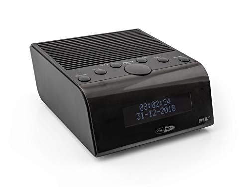 Caliber Unbekannt Audio Technology 2110746 HCG011DAB Radiowecker DAB+, UKW Schwarz von Caliber