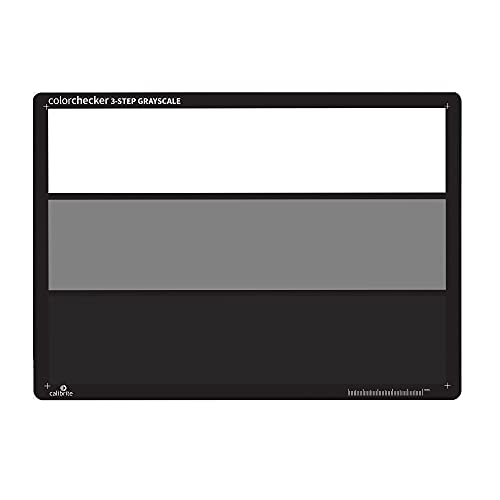Calibrite ColorChecker 3-Step Grayscale: Graukarte zur Farbkontrolle bei Fotografie und Video, CCGS, Graustufen von Calibrite