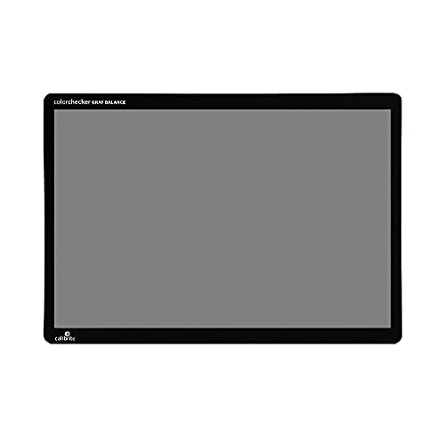 Calibrite ColorChecker Gray Balance: 18% Graukarte für korrekte Belichtung in Fotografie und Video, CCGB von Calibrite